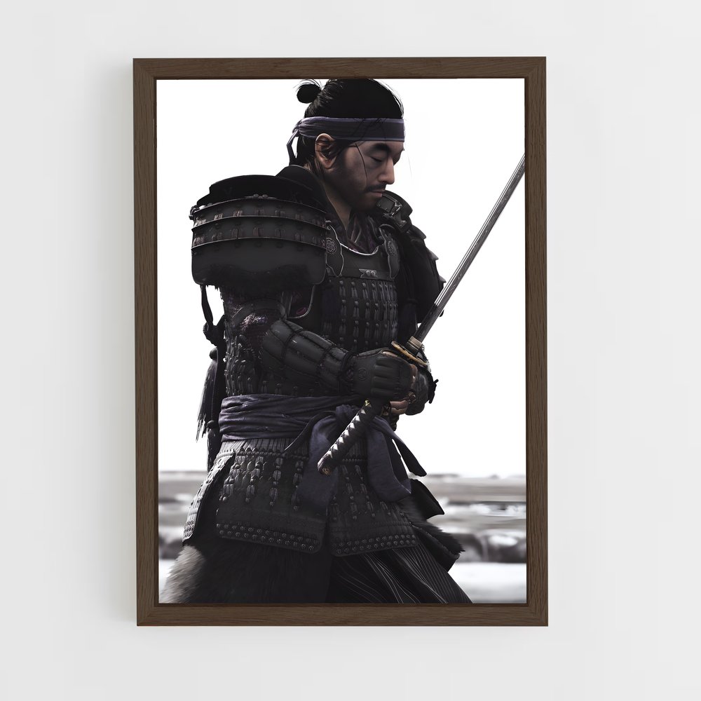 Poster Khotun le Samouraï – affiche Ghost of tsushima (vue 5)